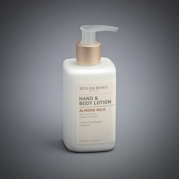 ATELIER REBUL ALMOND MILK HAND & BODY LOTION 250ML