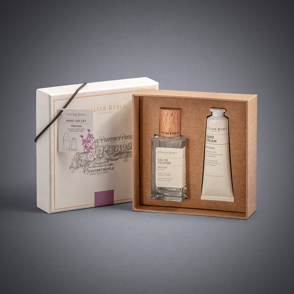 ATELIER REBUL ERGUVAN HAND S.O.S KIT EDC-50ML + HAND CREAM 30ML